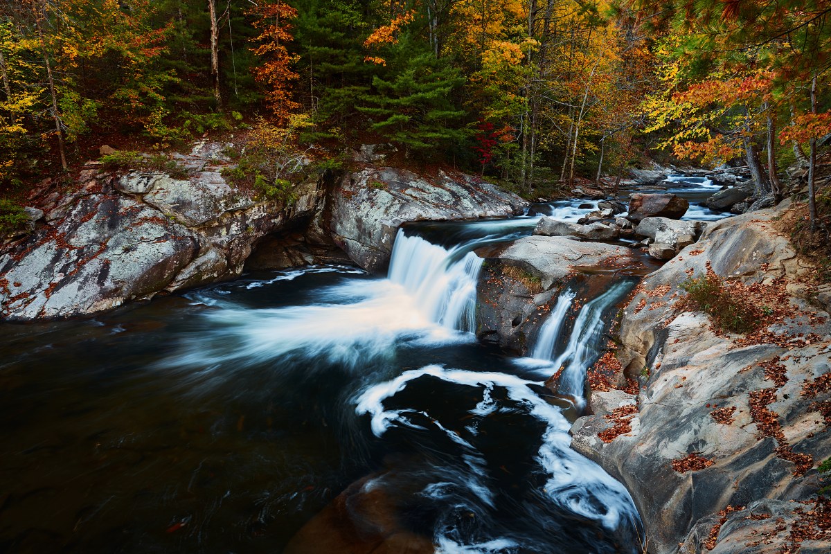 Cascades of Autumn Fire