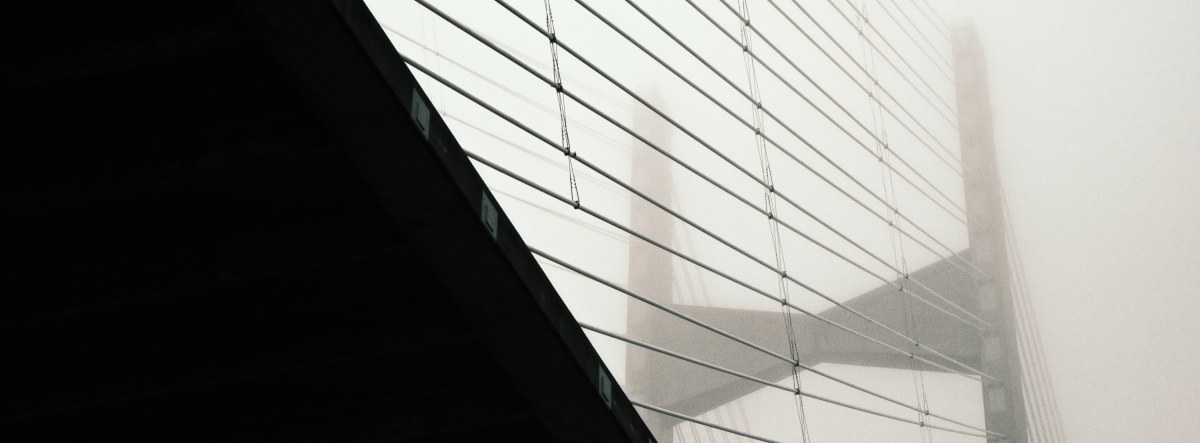 Steel Strands in Mist