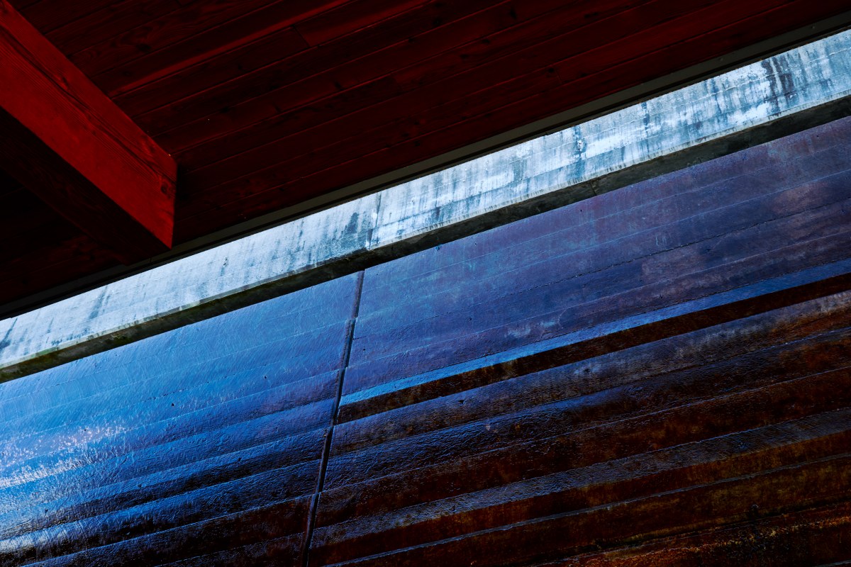 The Blue Fold of the Wall